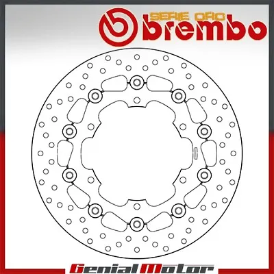 Brake Disc Floating Brembo Oro Front For Yamaha Yzf R1 1000 1998 > 2001 • $165.57